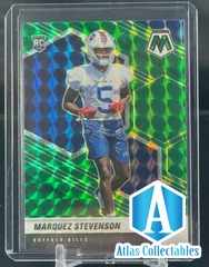 2021 Panini Mosaic Marquez Stevenson Rookie Green Mosaic Prizm #390